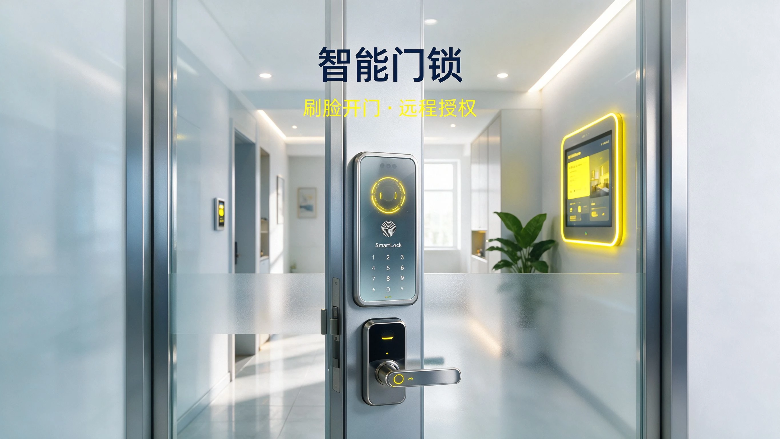 Smart apartment door lock